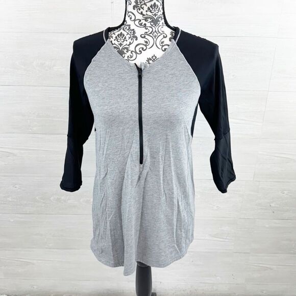 Lululemon Spincity Relaxed Fit 3/4 Sleeves Half Zip Top - Picture 1 of 10